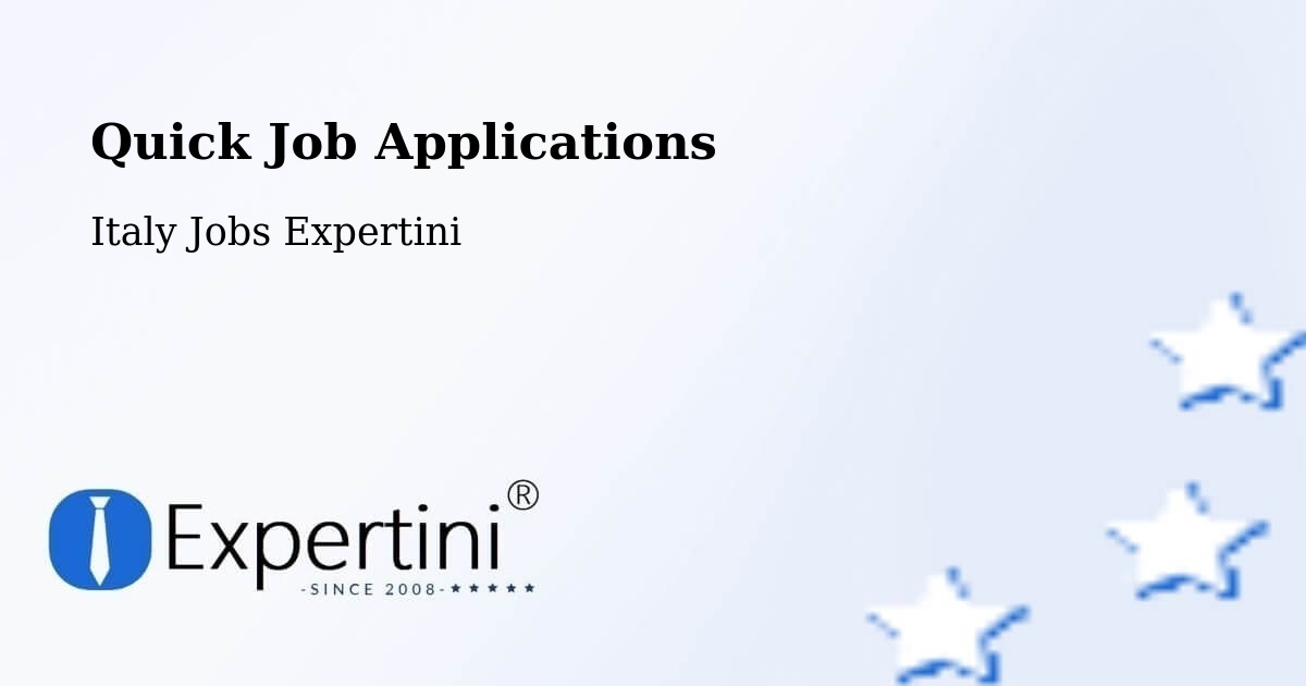 Quick Apply Feature – Albenga - Italy Jobs Expertini